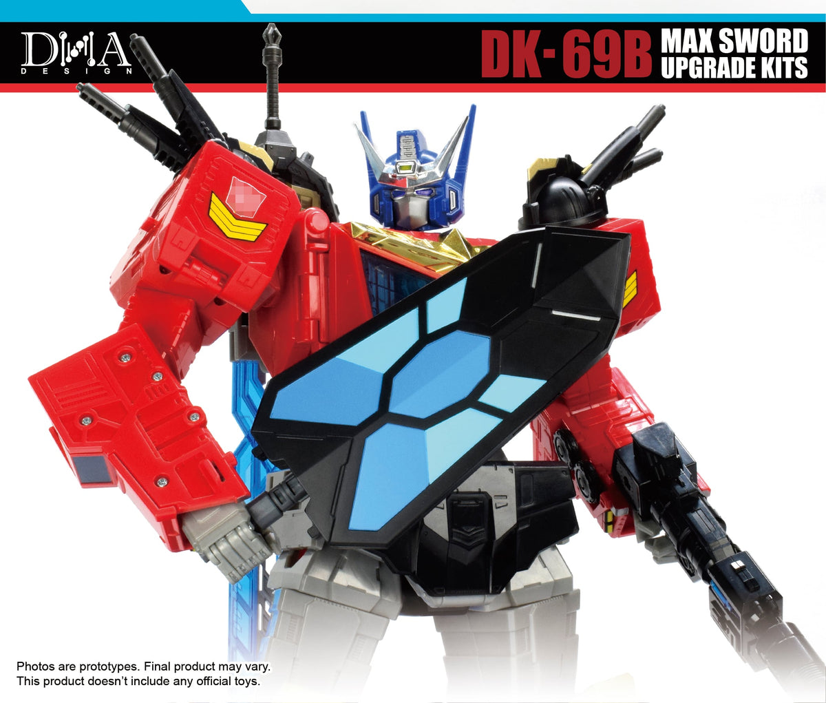 DNA Design DK-69B Max Sword Upgrade Kit ABS and PVC Model Accessory Set - View 13