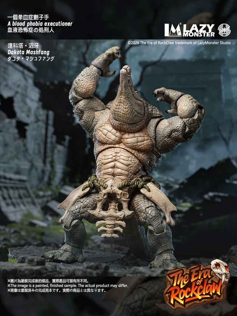 Lazy Monster Studio The Era of Rockclaw C03 Dakota Mashfang 8.66-Inch Action Figure - View 4
