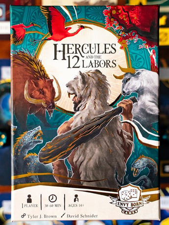Envy Born Games Hercules and the 12 Labors Board Game