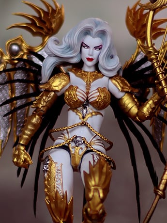 Executive Replicas Lady Death (Gold Ver.) 1/12 Scale Action Figure