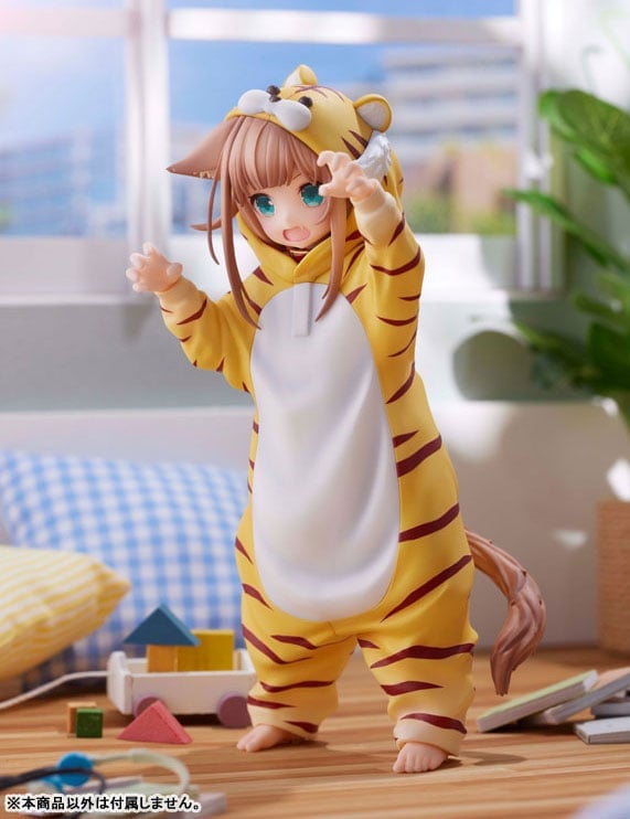 Thousand My Cat is a Kawaii Girl Palette Kinako (Dress-Up Collection Tora Ver.) 5.91-Inch Figure - View 12