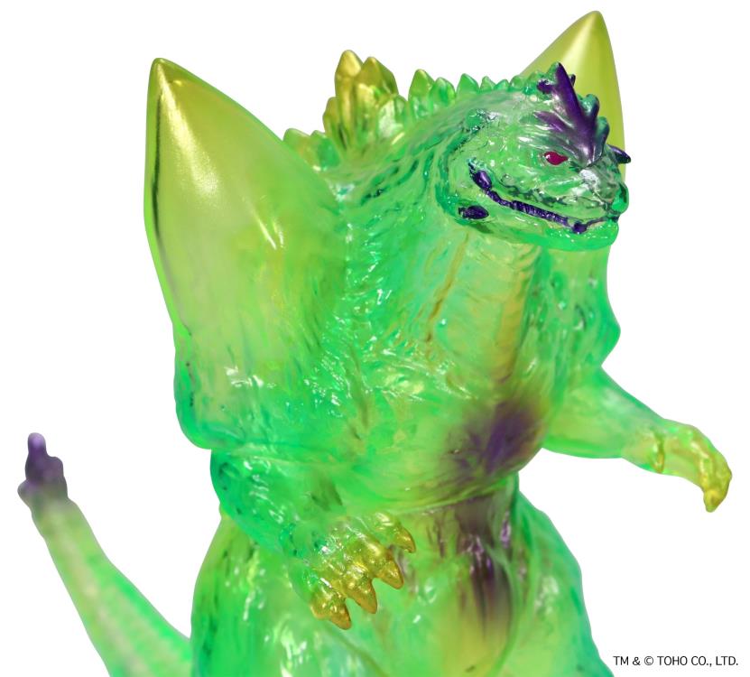 CCP Godzilla vs. SpaceGodzilla Middle Size Kaiju Series SpaceGodzilla (Clear Green Ver.) Vinyl Figure - View 6
