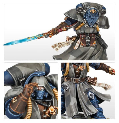 Games Workshop Warhammer 40,000 Space Marines Primaris Librarian in Phobos Armour Citadel Plastic Miniature - View 4