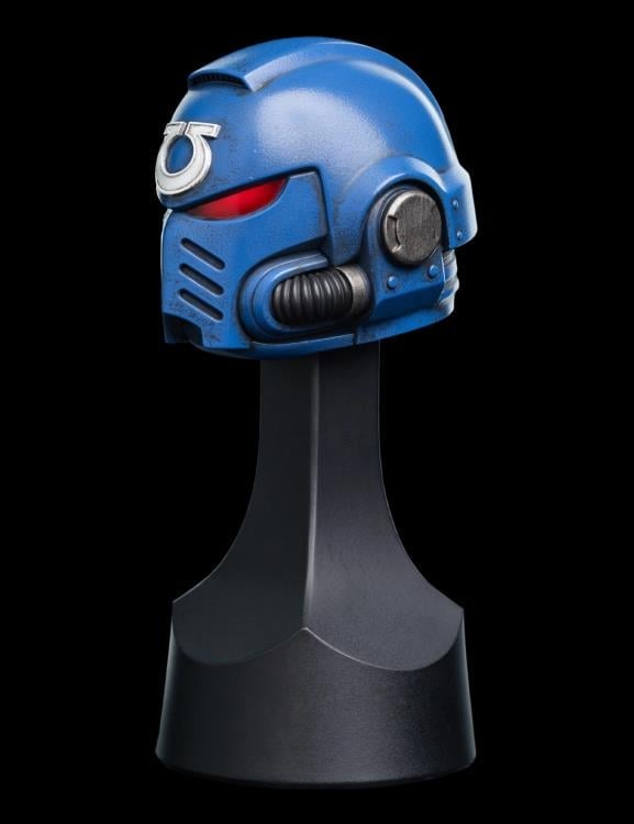 Weta Workshop Warhammer 40K Ultramarines Miniature Helmet Replica (2.7-Inch) - View 9