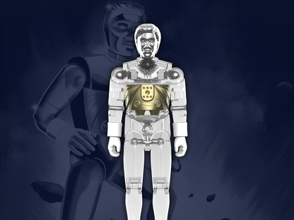Super7 Micronauts ReAction+ Time Traveler (Translucent Clear) Action Figure - View 2