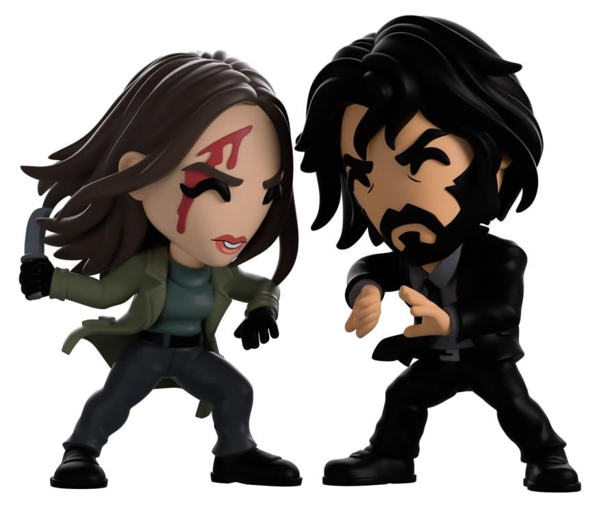 Youtooz From the World of John Wick: Ballerina The Ballerina and John Wick Vinyl Figure 4.5-Inch - View 3
