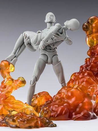 Bandai Tamashii Nations Tamashii Effect Smoke (Burst Ver.) Display Effect Part, 5.3-Inch
