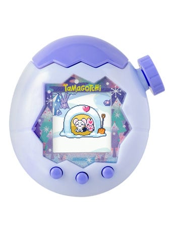 Bandai Tamagotchi Paradise (White Glacier) Plastic Virtual Pet, 3-Inch