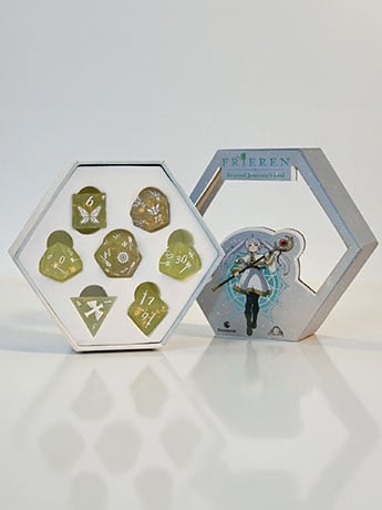 Misty Mountain Games Frieren: Beyond Journey's End Sharp-Edged Resin Dice Set