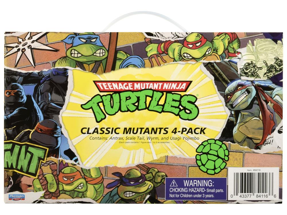 Playmates Teenage Mutant Ninja Turtles Original Classic Mutants Wave 4 4-Inch Action Figure 4-Pack - View 12