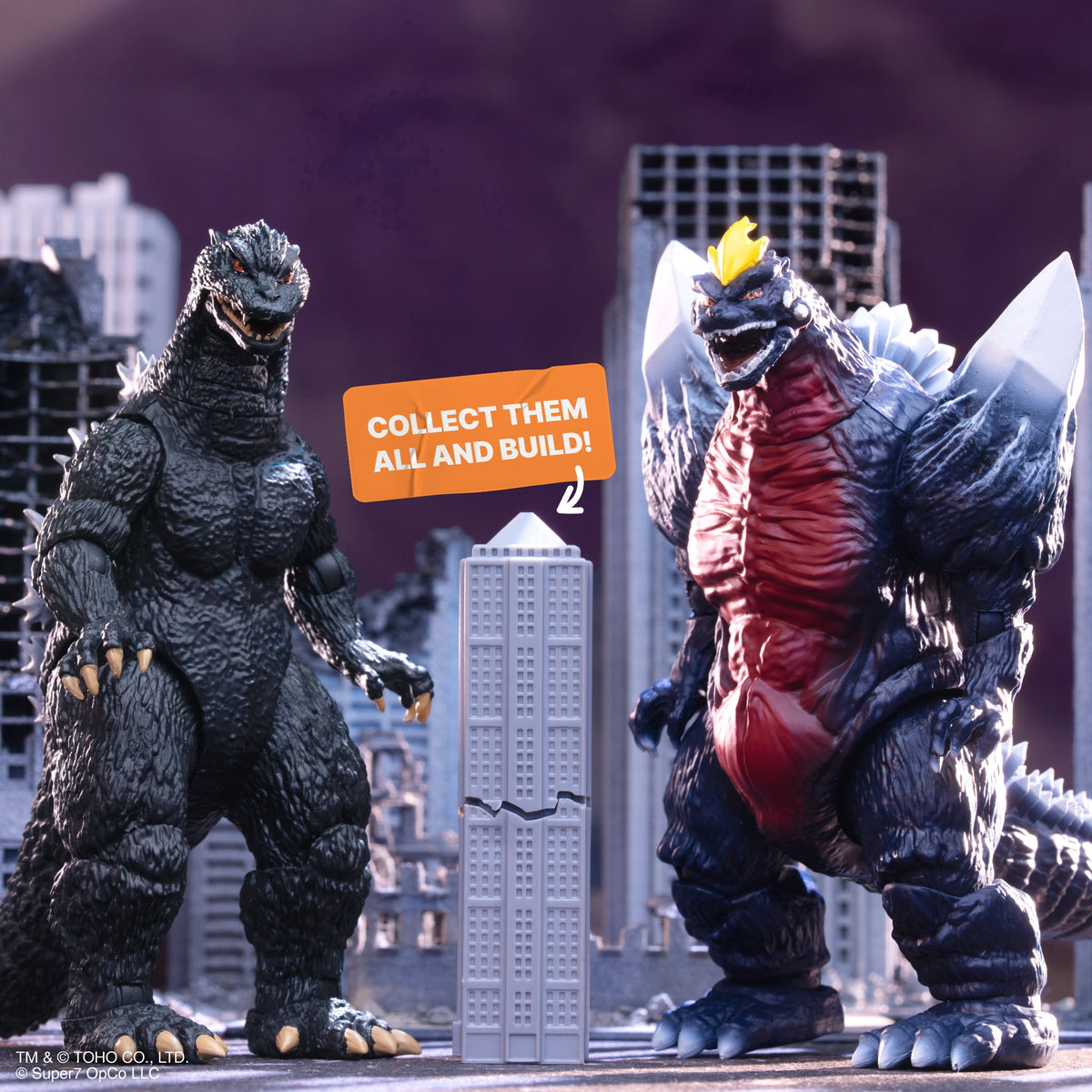 Super7 Toho Super Kaiju SpaceGodzilla (1994) 5.6-Inch Action Figure - View 11