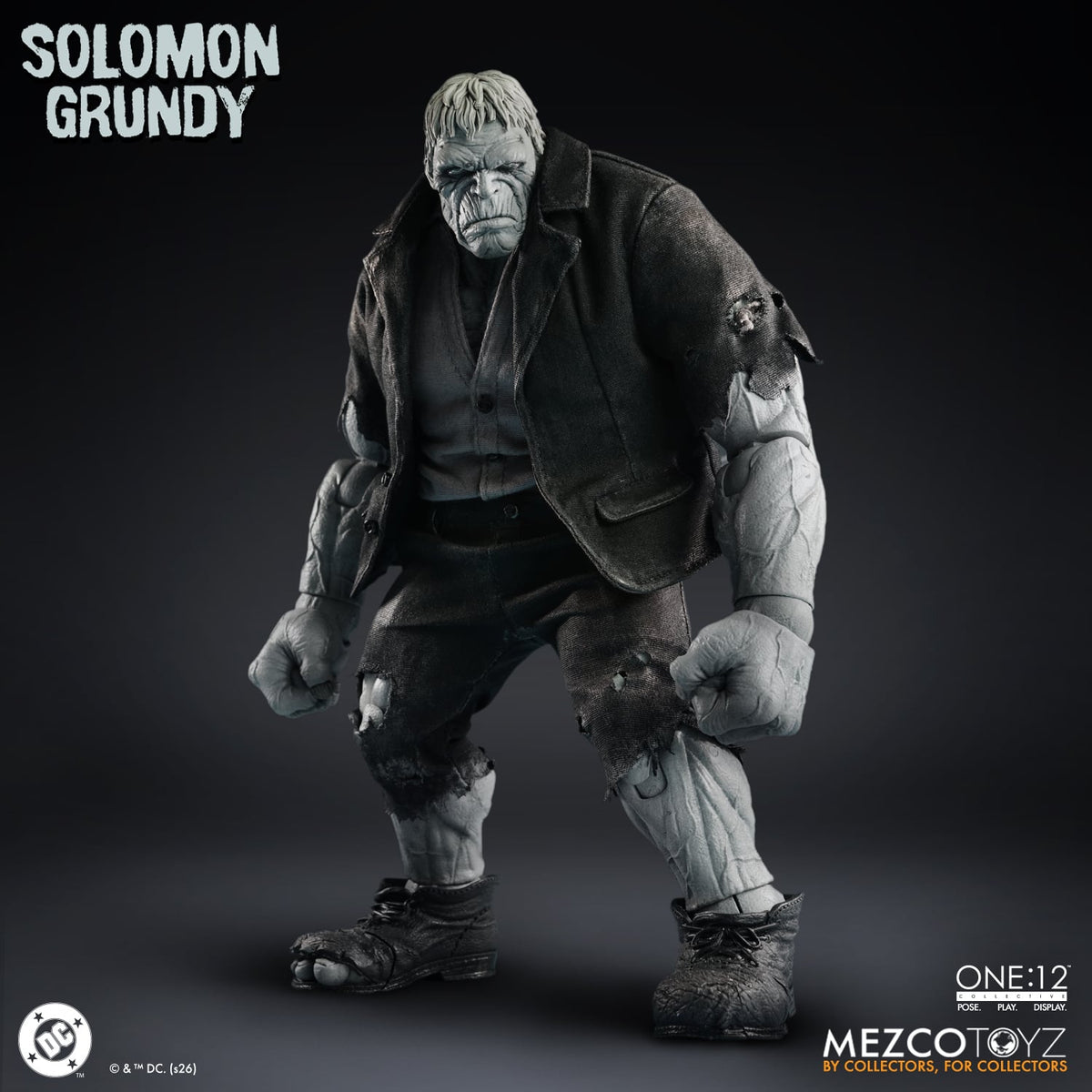 Mezco Toyz One:12 Collective DC Comics Solomon Grundy 1/12 Scale Action Figure - View 12
