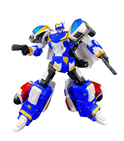SAMG Metal Cardbot Blue Cop S Collectible Plastic Action Figure - View 4
