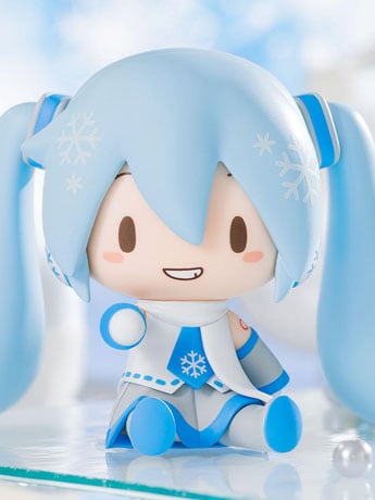 Sega Vocaloid Fuwa Petit Snow Miku Chibi Figure 3-Inch
