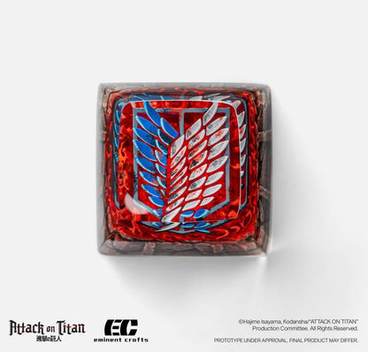 Forge Panda Attack on Titan Scout Regiment Logo Artisan Resin Keycap - View 3