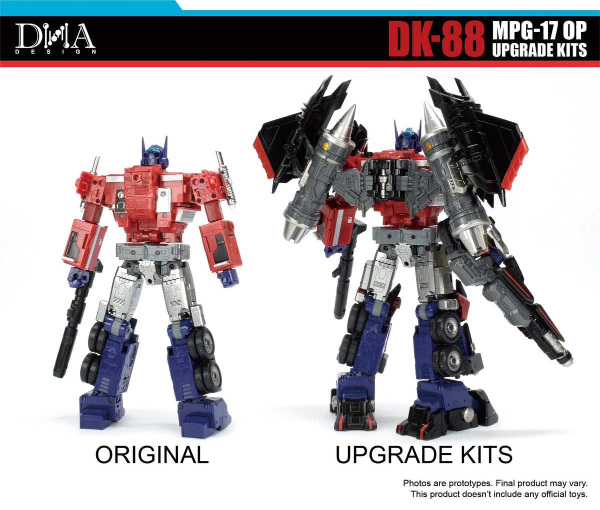DNA Design DK-88 MPG-17 OP Upgrade Kit Model Kit for Customizing Builds - View 5