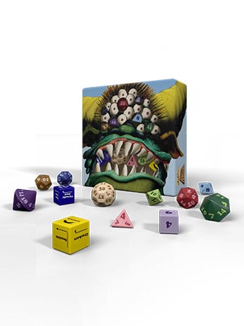 Exalted Funeral Monty Python's Black Beast Dice Set