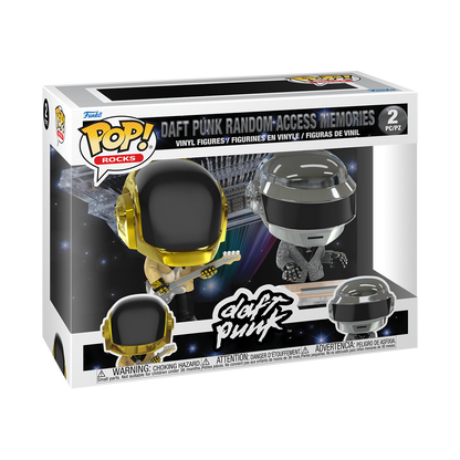 Funko Pop! Rocks Daft Punk Draft Punk Random Access Memories Two-Pack Vinyl Figures - View 3