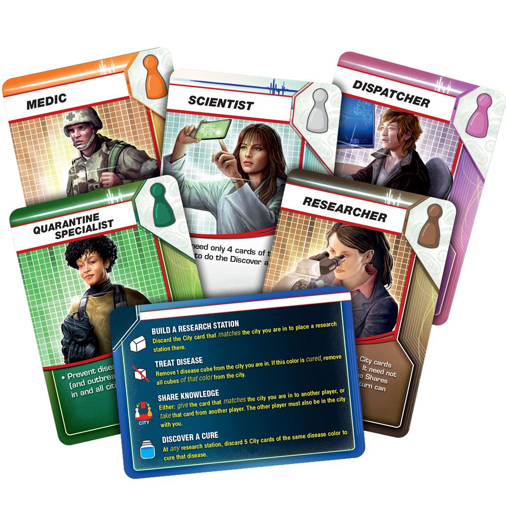 Z-Man Games Pandemic Cooperative Strategy Board Game - View 6