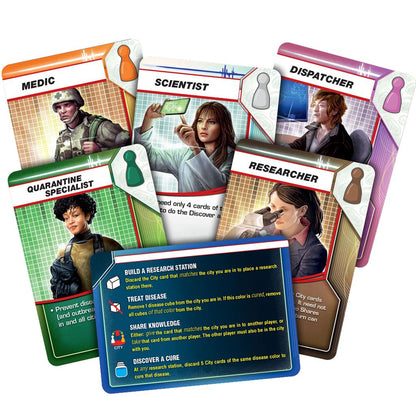Z-Man Games Pandemic Cooperative Strategy Board Game - View 6