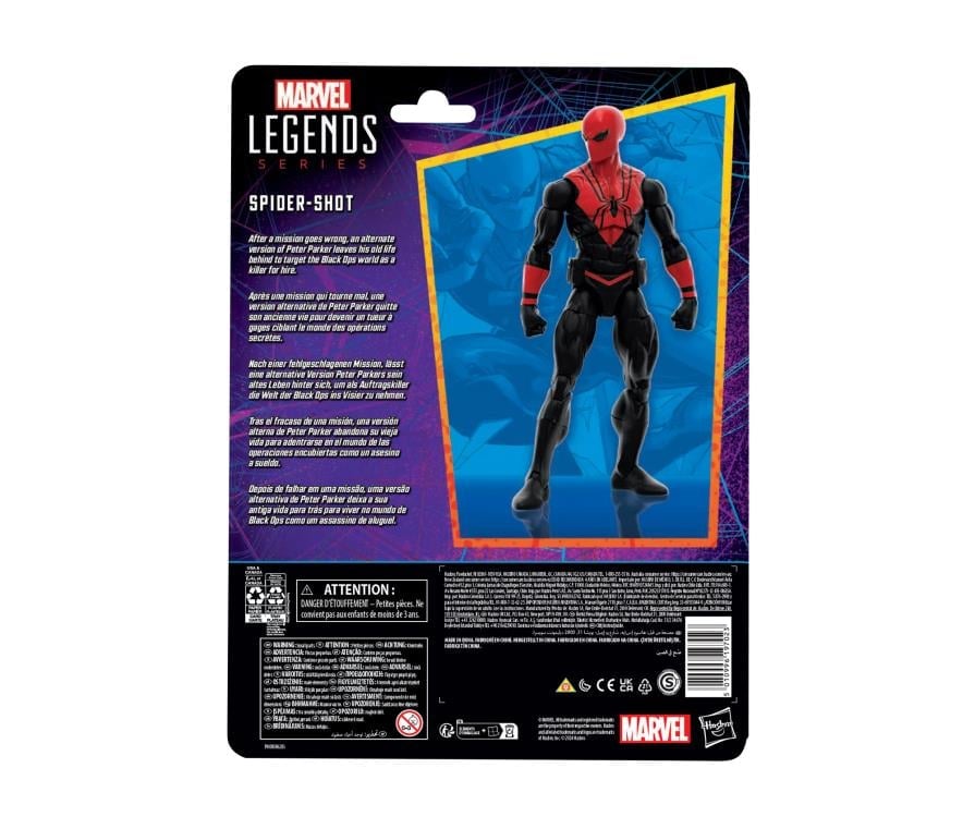 Hasbro Spider-Man vs. Wolverine Marvel Legends Spider-Shot Retro Collection Action Figure - View 9