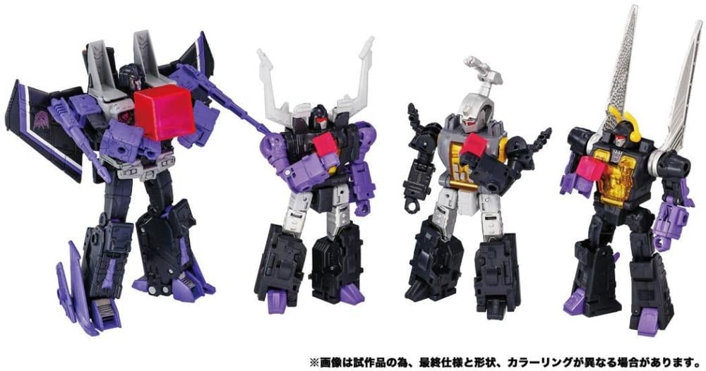 Takara Tomy Transformers Dramatic Capture Series Decepticons Part 2 Four-Pack with Skywarp - View 4