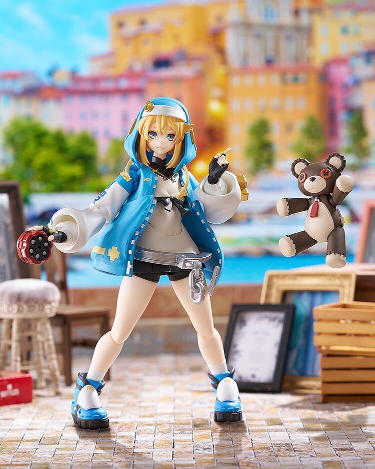 Good Smile Guilty Gear -Strive- figma No.690 Bridget 6-Inch Action Figure - View 3