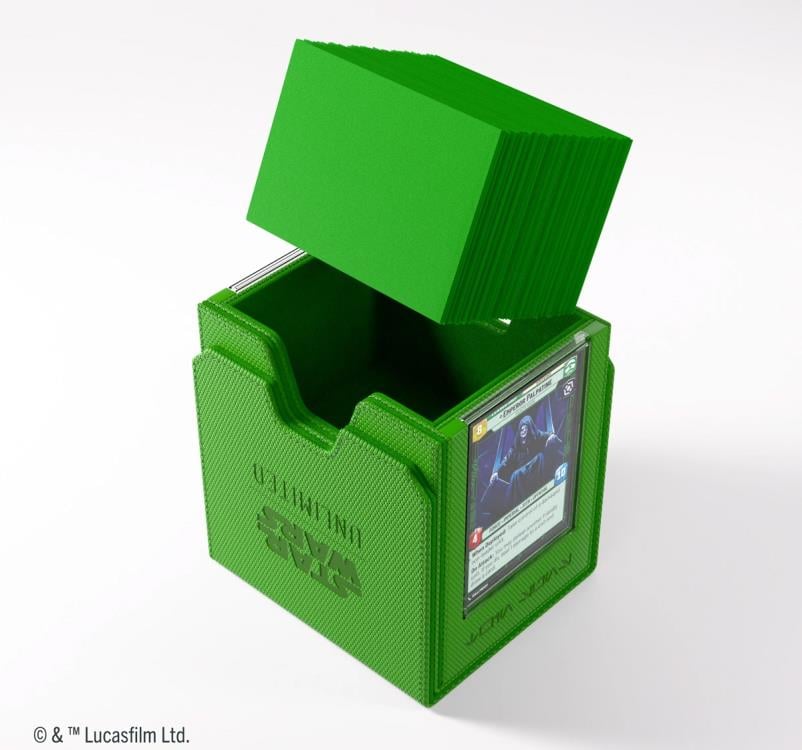 Gamegenic Star Wars: Unlimited Twin Suns Green Deck Pod in Hexafyber Material - View 17