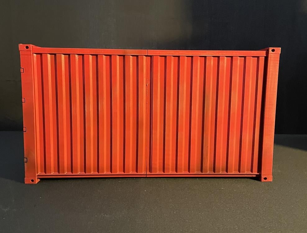 Dio-Bolic Studios Shipping Container Display Red Ver. 1/12 Scale Diorama, 9-Inch - View 4