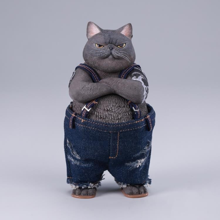 JxK.Studio Tough-Guy Cat (Ver. C) 4.5-Inch Resin Figure - View 3