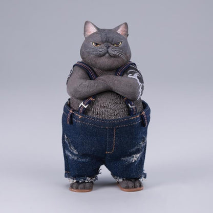 JxK.Studio Tough-Guy Cat (Ver. C) 4.5-Inch Resin Figure - View 3