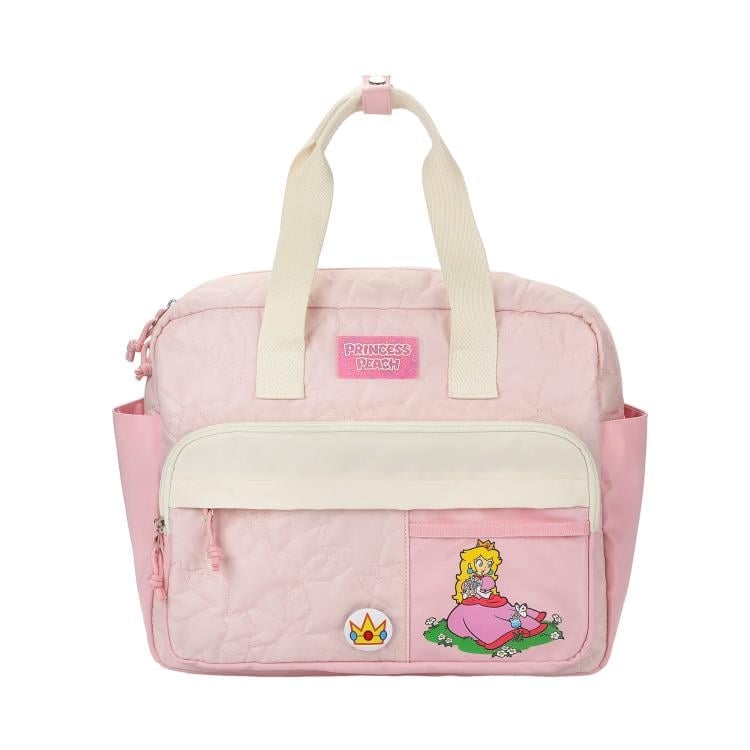 Bioworld Super Mario Princess Peach Mini Backpack in Polyester, 14.5-Inch - View 3