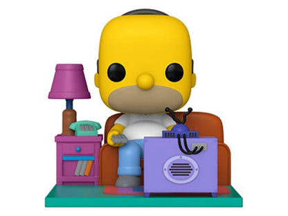 Funko Pop! Deluxe The Simpsons Homer Watching TV Vinyl Figure, 4.25-Inch - View 2