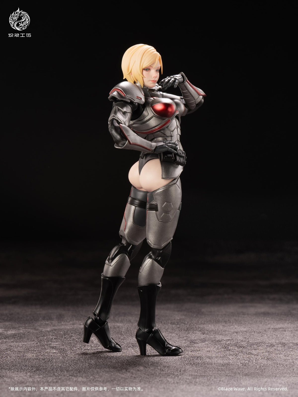 Blazing Wave Studio Valkyrie Brunhilde 1/12 Scale Action Figure 6.5-Inch - View 5