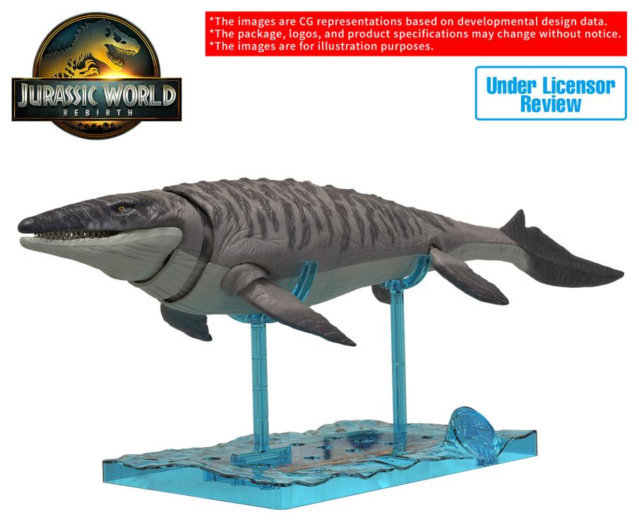Bandai Jurassic World Rebirth Plannosaurus Mosasaurus Plastic Model Kit - View 3