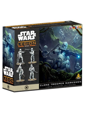 Atomic Mass Games Star Wars: Legion Clone Trooper Marksmen Expansion Miniatures for the Legion Game