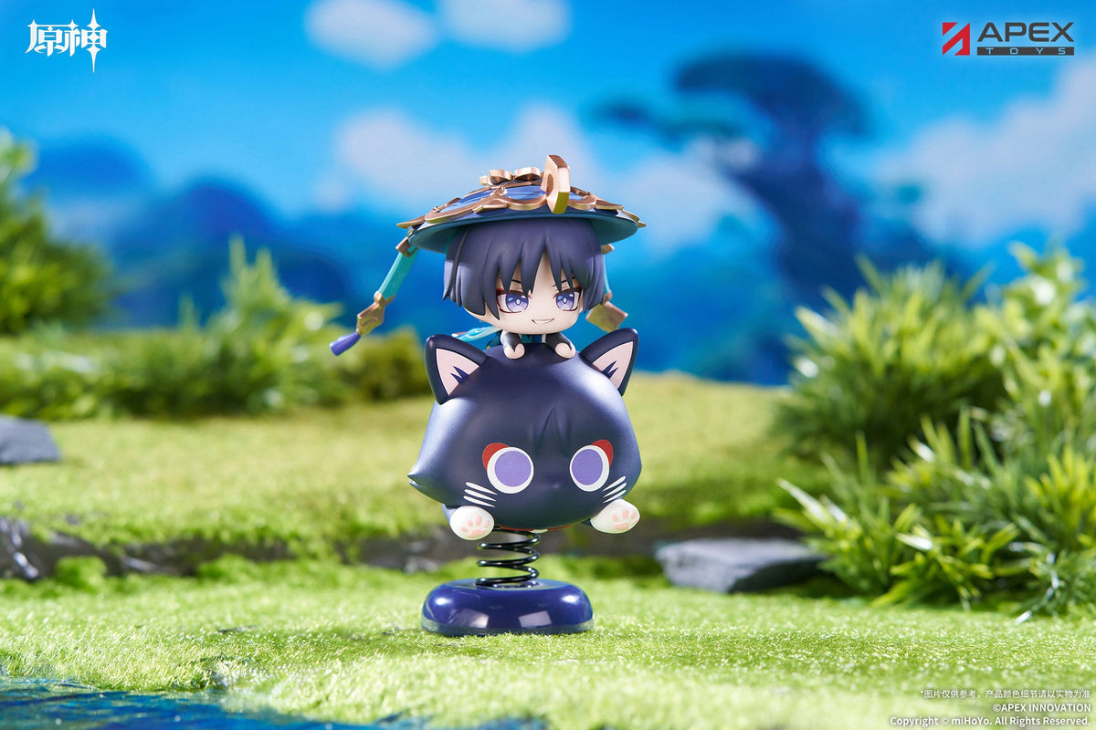 Apex Genshin Impact Happy Shake Wanderer Springy Chibi Figure 4-Inch - View 4