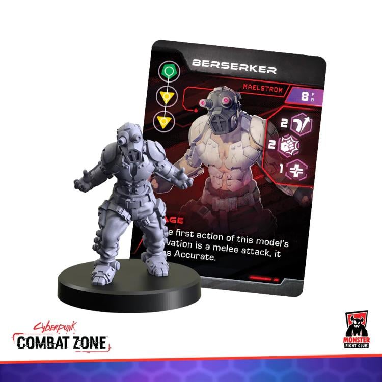 Monster Fight Club Cyberpunk Red Combat Zone Maelstrom Faction Starter Box Miniatures Set - View 5