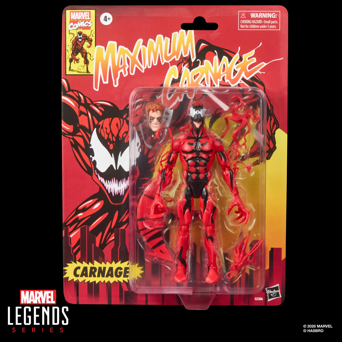 Hasbro Spider-Man: The Animated Series Marvel Legends Retro Collection Carnage Maximum Carnage Cardback - View 10