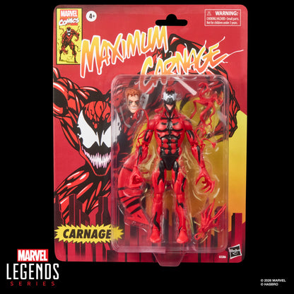 Hasbro Spider-Man: The Animated Series Marvel Legends Retro Collection Carnage Maximum Carnage Cardback - View 10
