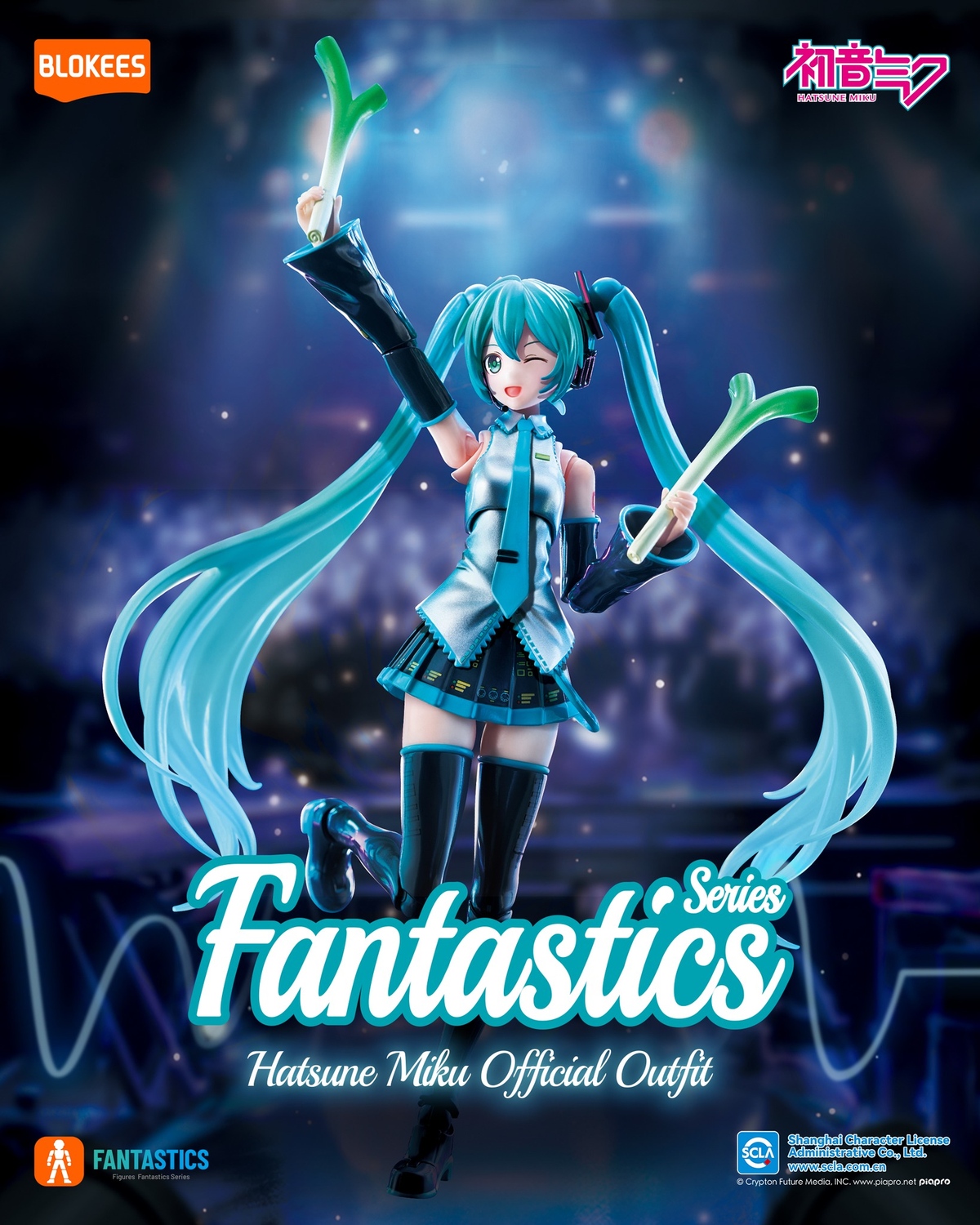Blokees Vocaloid Fantastics Series Hatsune Miku (Miracle Edition) PVC Model Kit - View 10