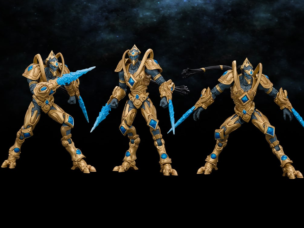 JoyToy StarCraft Protoss Zealot 1/25 Scale 4-Inch Action Figure Set - View 2