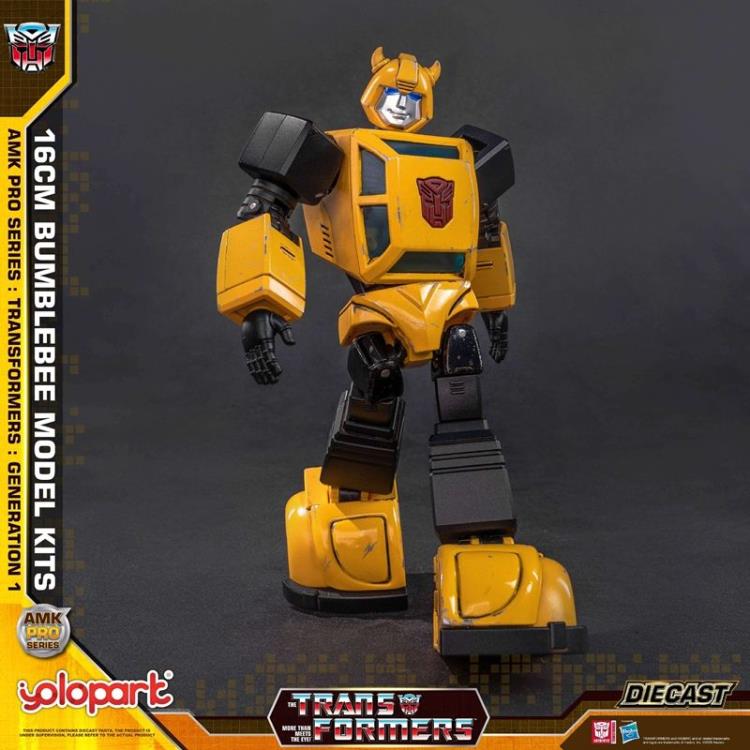 Yolopark Transformers Generation 1 AMK Pro Bumblebee 6.3-Inch ABS Model Kit with Spike - View 4