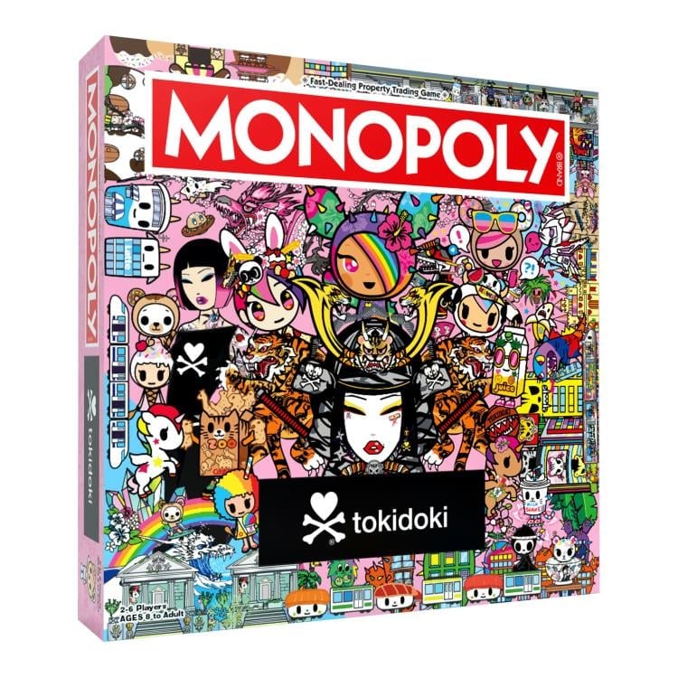 USAopoly Monopoly: Tokidoki Edition Property-Trading Board Game - View 5