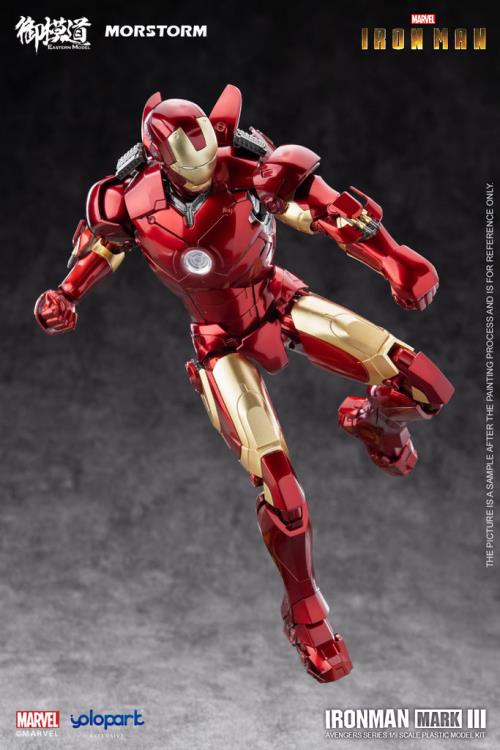 Morstorm Eastern Model Marvel Iron Man Mark III (Deluxe Ver.) 1/9 Scale Model Kit - View 9