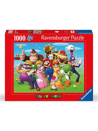 Ravensburger Super Mario 1000-Piece Jigsaw Puzzle with Mario, Luigi, Bowser and Donkey Kong
