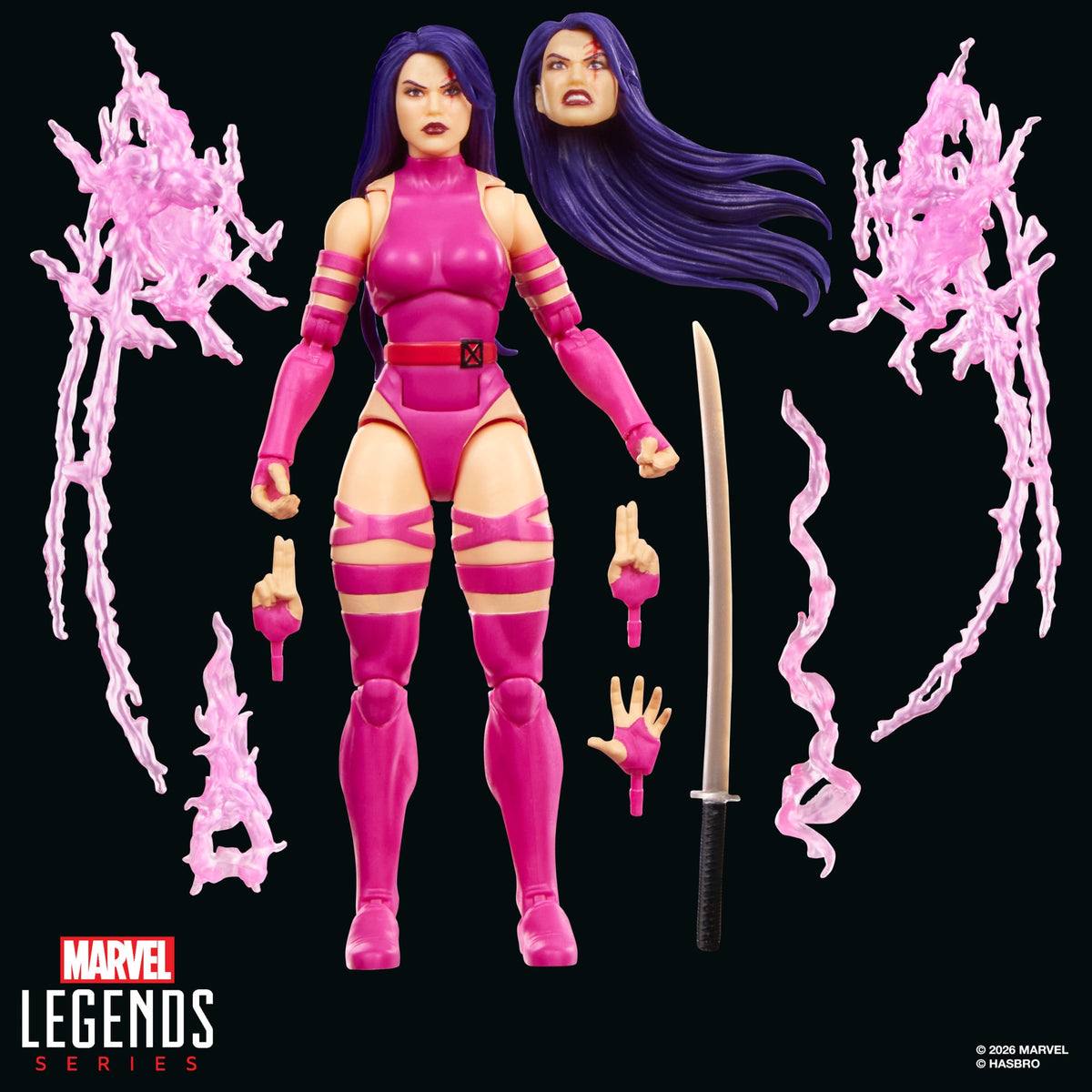 Hasbro Marvel Legends Gamerverse Wolverine vs. Psylocke Action Figure Two-Pack - View 16