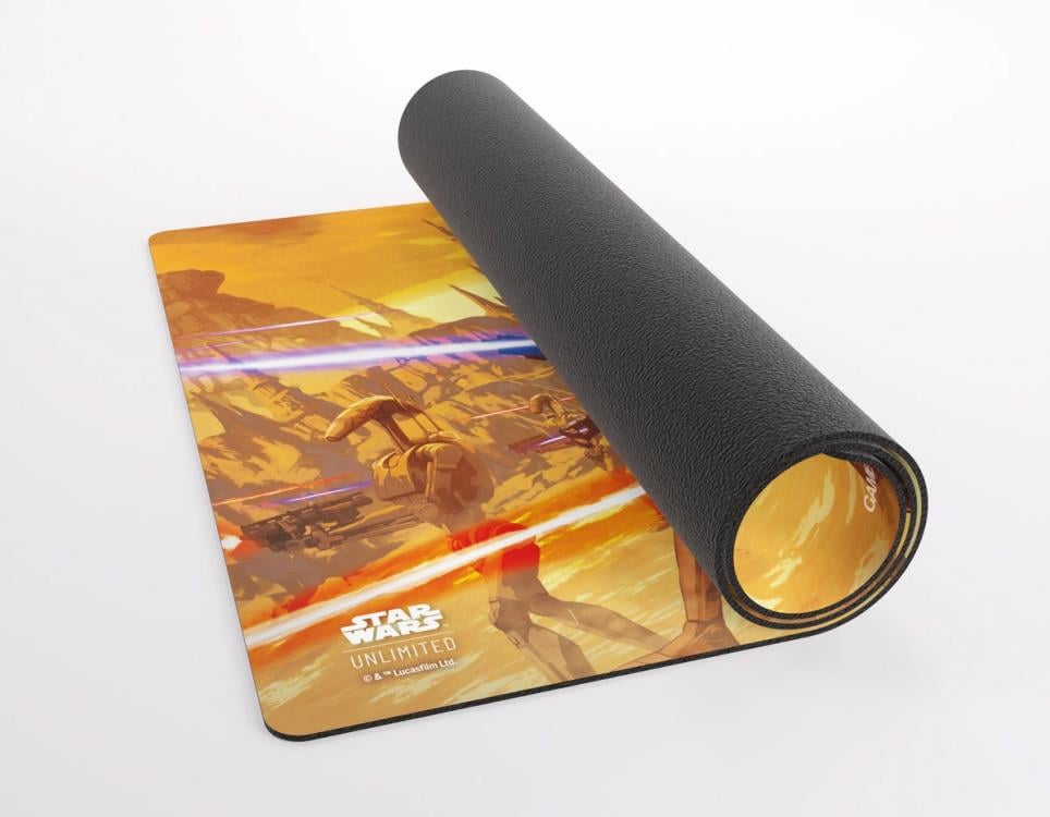 Gamegenic Star Wars: Unlimited Battle Droids 13.75-Inch Natural Rubber Game Mat - View 3