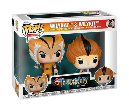 Funko Pop! Television ThunderCats Wilykat and Wilykit Two-Pack Vinyl Figures - View 3
