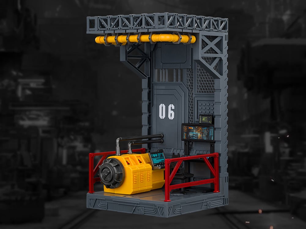 JoyToy Dark Source Hangar Style Diorama Display Base (06) 1/25 Scale 10.3-Inch Collectible - View 2
